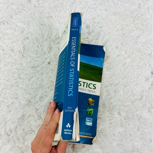 ESSENTIALS OF STATISTICS Mario F. Triola 4th edition collage book - Picture 8 of 9